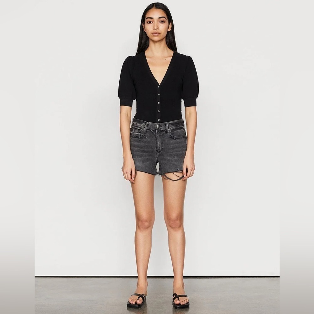 SOLD OUT FRAME Le Brigette Raw Edge Shorts Harbor Way Destruct NWT 26